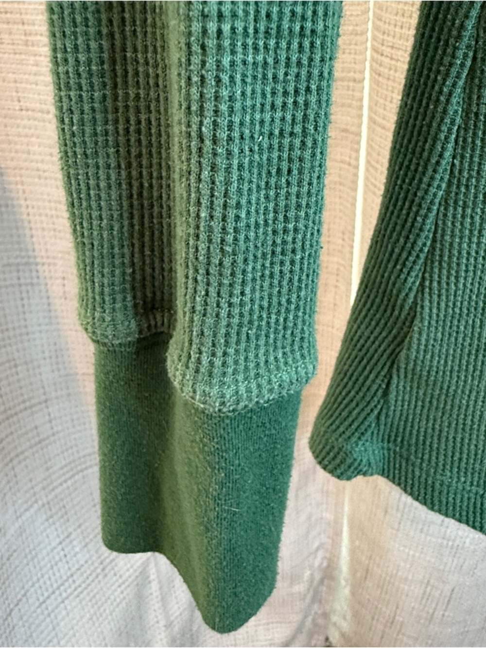 Michigan State Ribbed V-Neck Long-Sleeve Tee - Picture 4 of 7